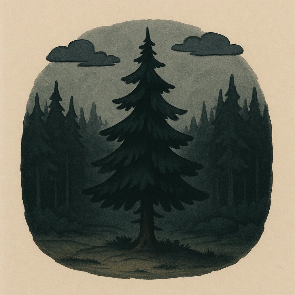 Picture of Dark Woodsy Notes note