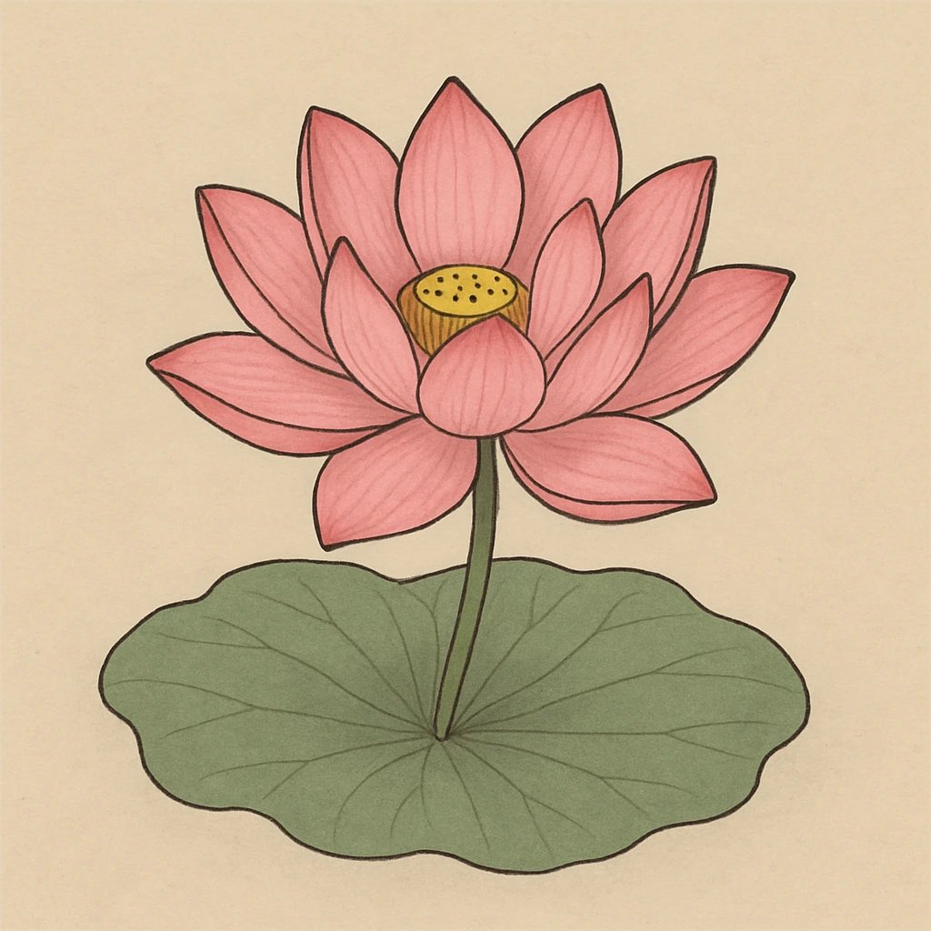 Picture of Pink Lotus note