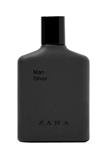 Man Silver by Zara perfume bottle