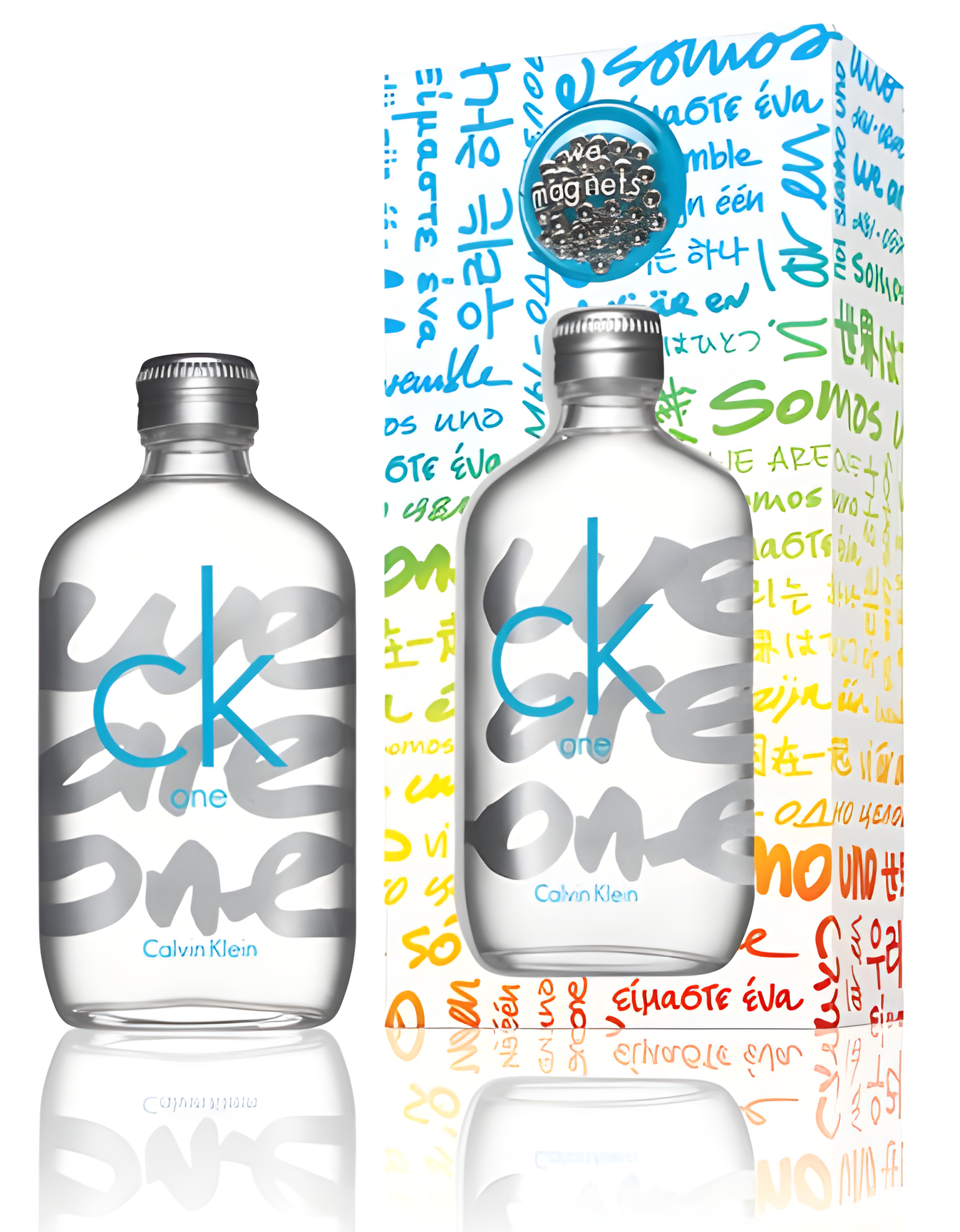 CK One We Are One Magnets by Calvin Klein perfume bottle