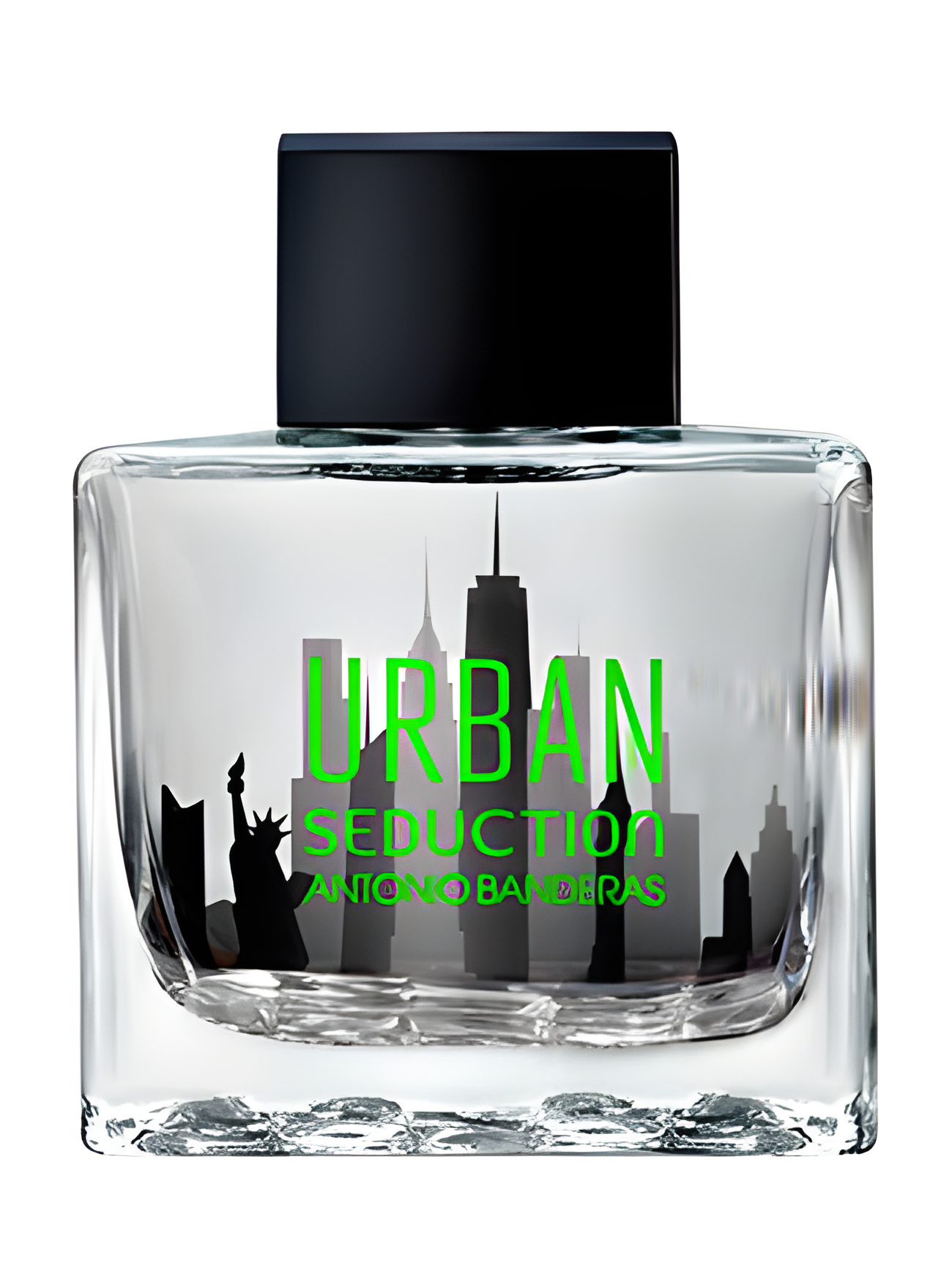 Urban Seduction in Black by Antonio Banderas perfume bottle