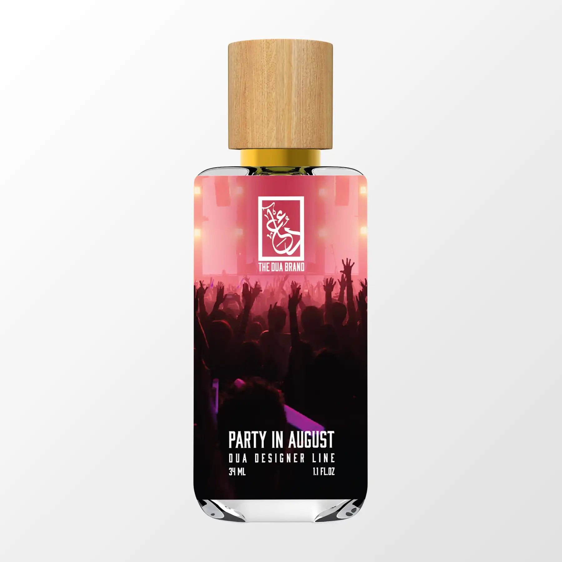 Party in August by The Dua Brand perfume bottle