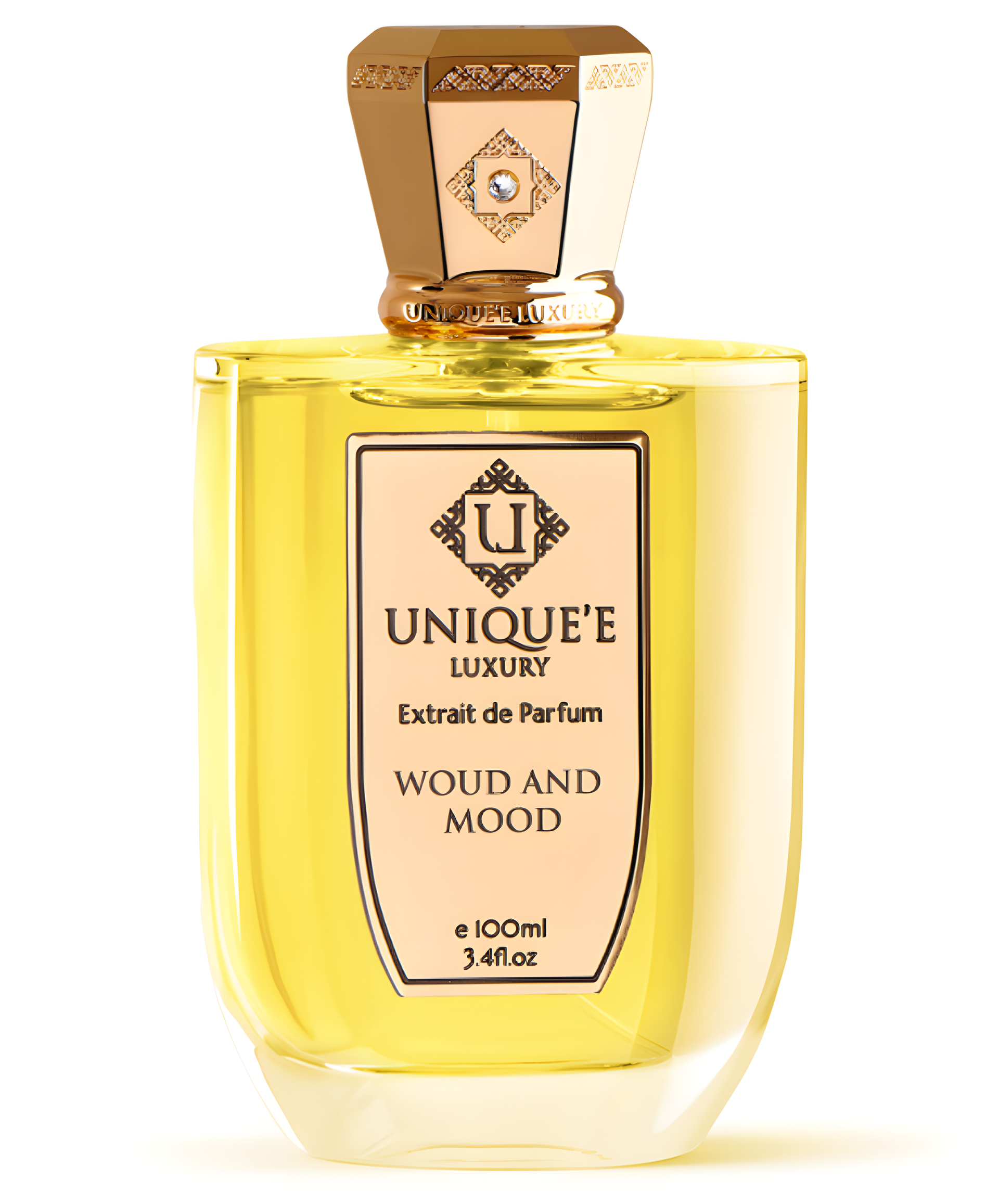 Woud and Mood by Unique'e Luxury perfume bottle