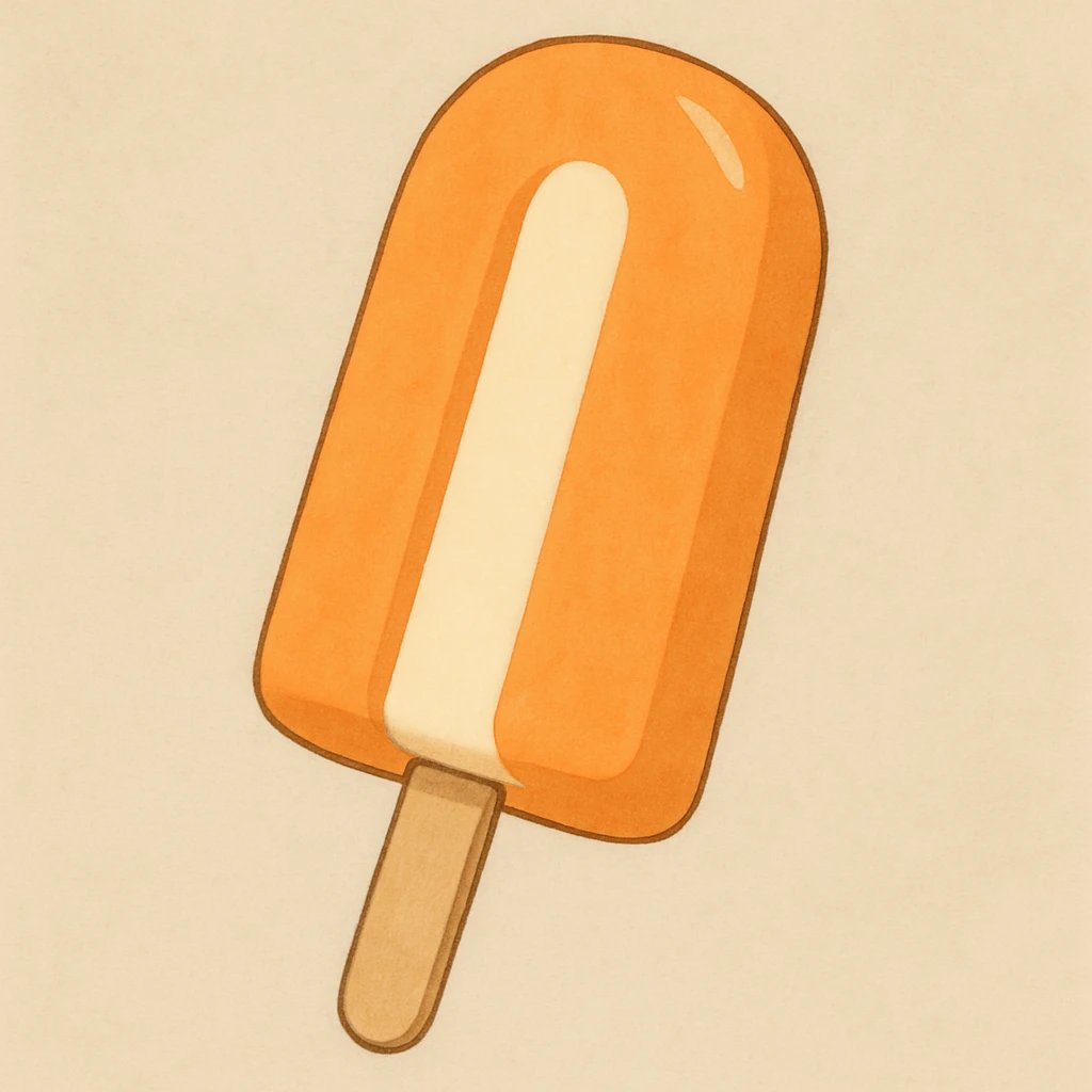 Picture of Creamsicle note