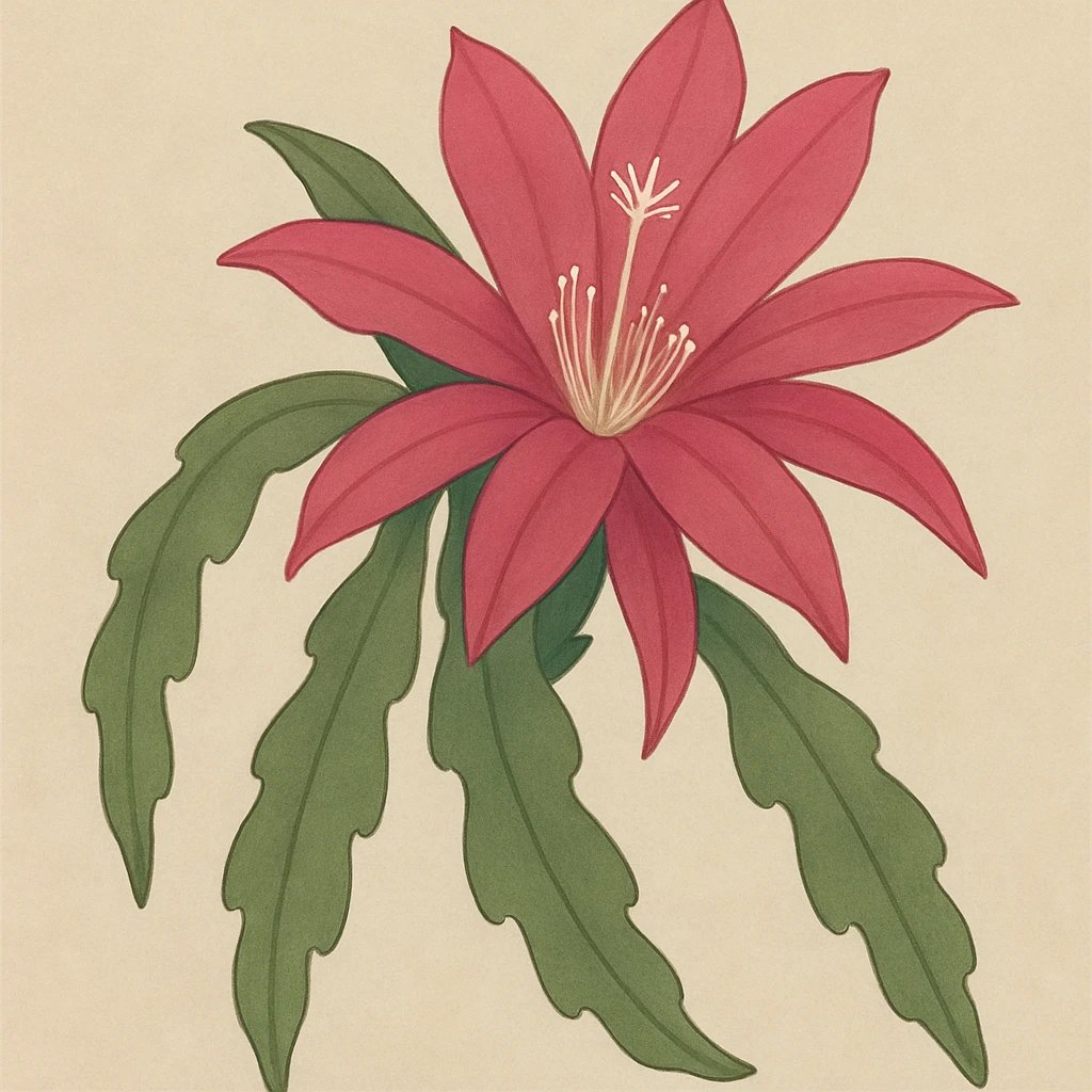 Picture of Orchid Cactus note