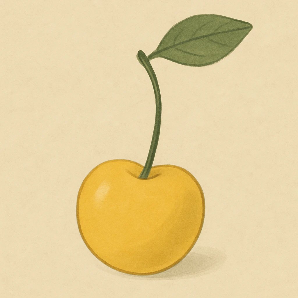 Picture of Yellow Cherry note