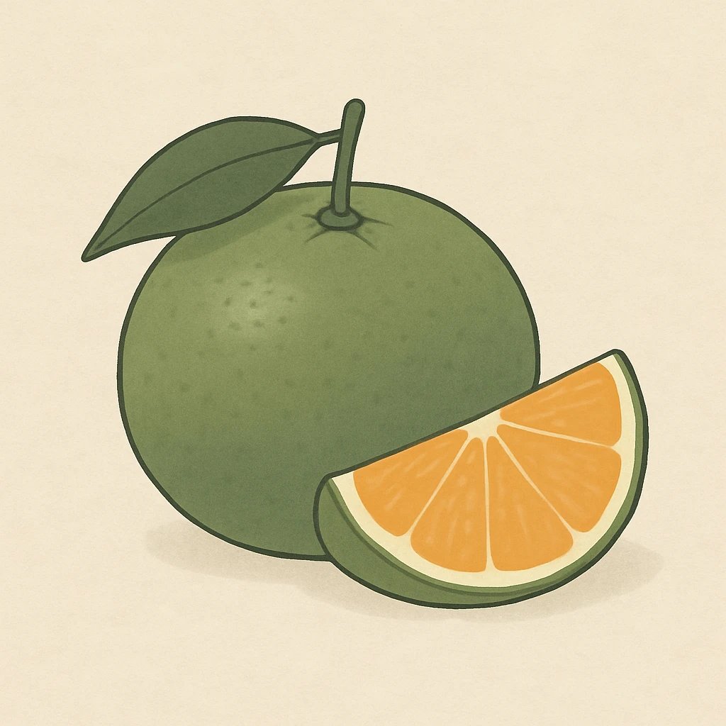 Picture of Green Mandarin note