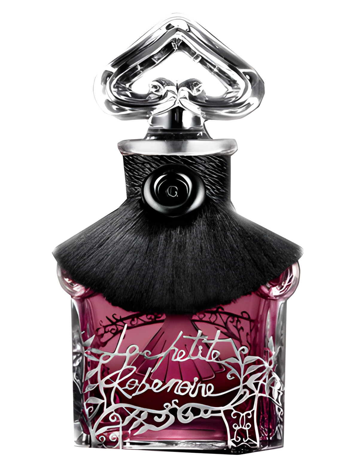 La Petite Robe Noire Flacon Baccarat Et Dentelle d'Argent by Guerlain perfume bottle