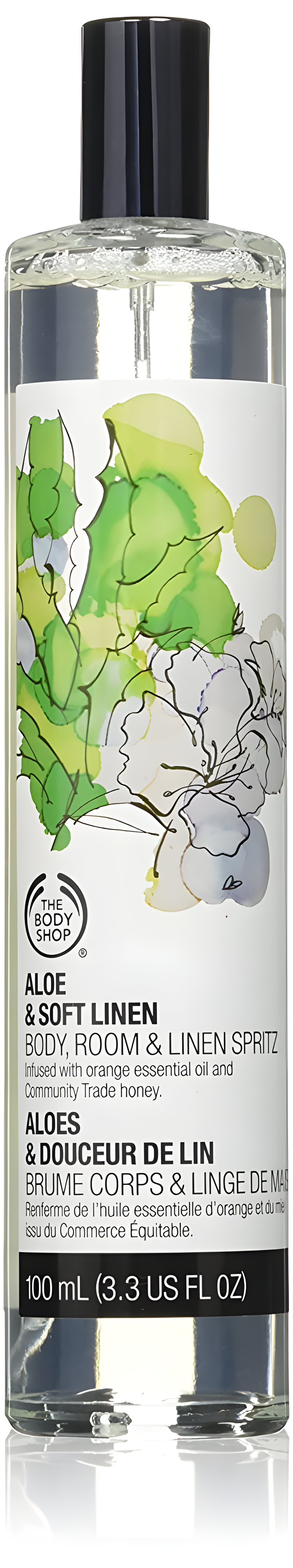 Aloe & Soft Linen by The Body Shop perfume bottle