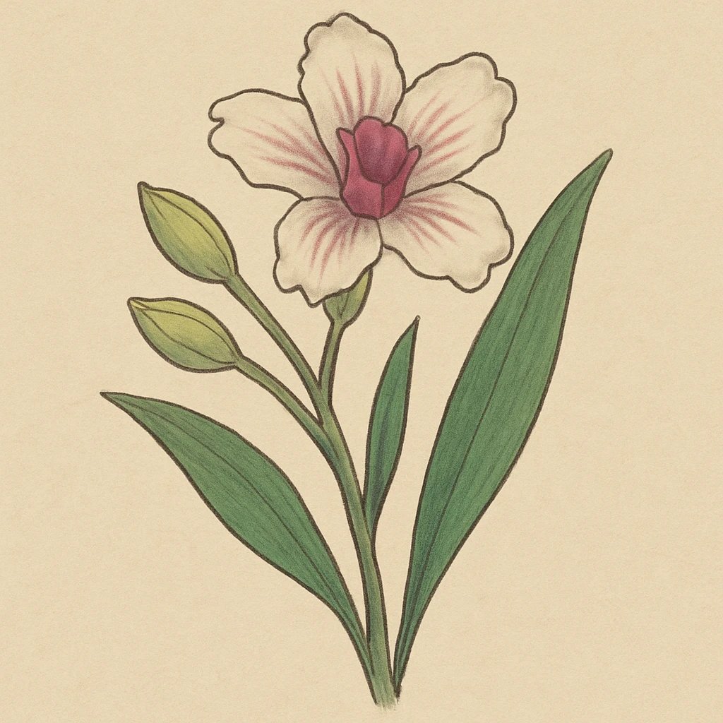 Picture of Cardamom Flower note