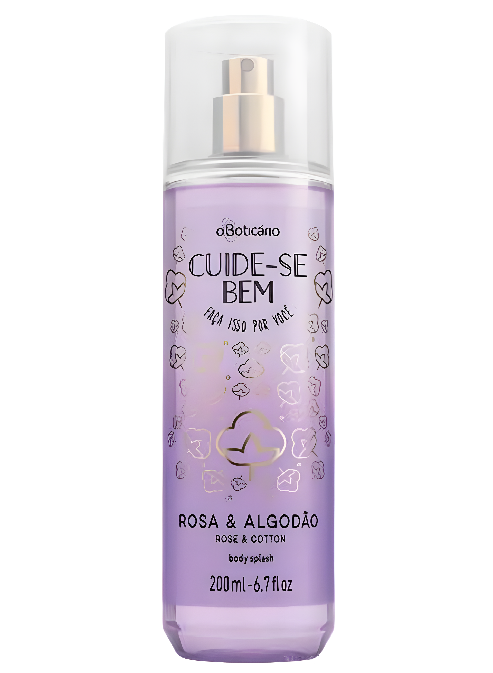 Cuide-Se Bem Rosa E Algodão by O Boticário perfume bottle