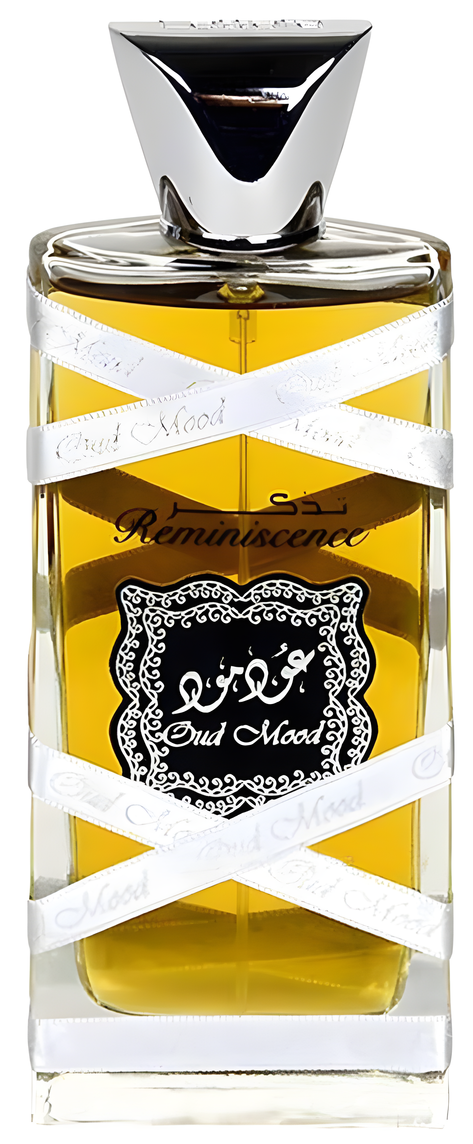 Oud Mood Silver by Lattafa Perfumes perfume bottle