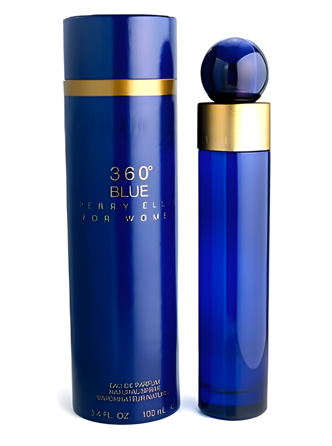 360° Blue by Perry Ellis perfume bottle
