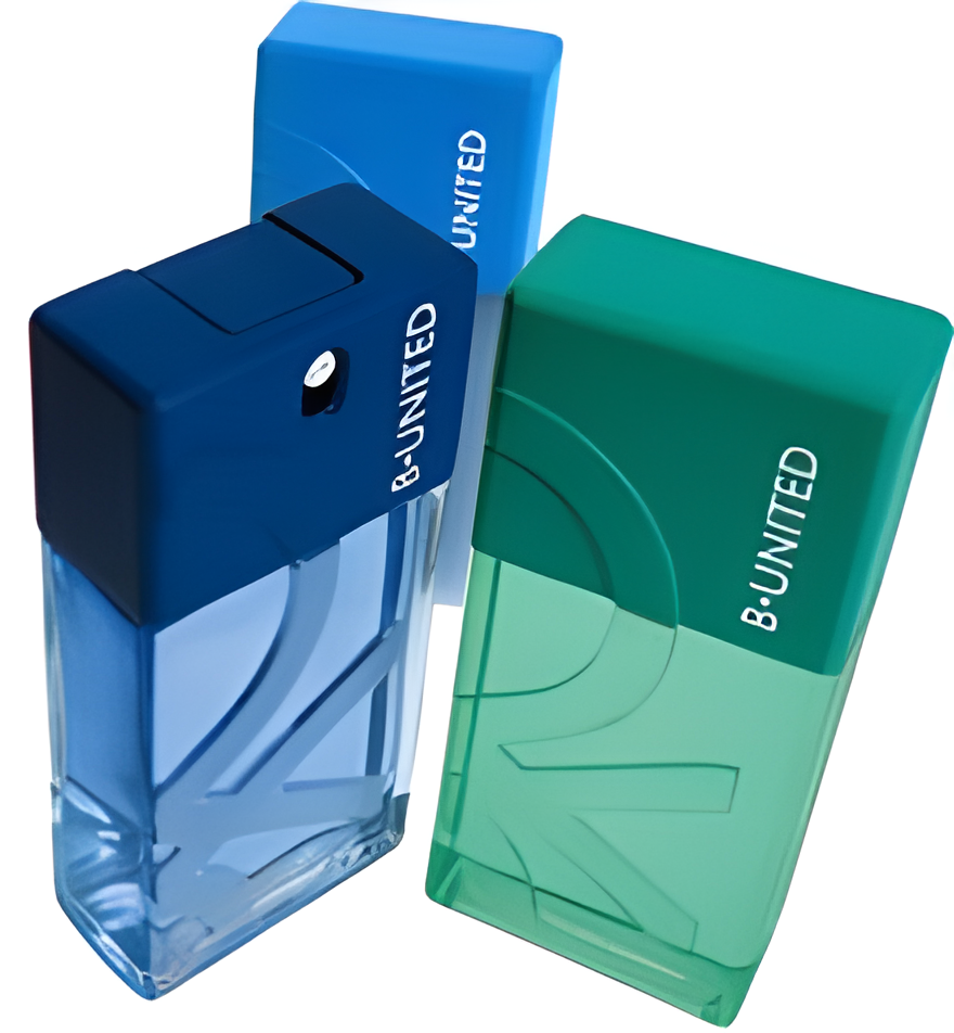 B. United Man by Benetton perfume bottle