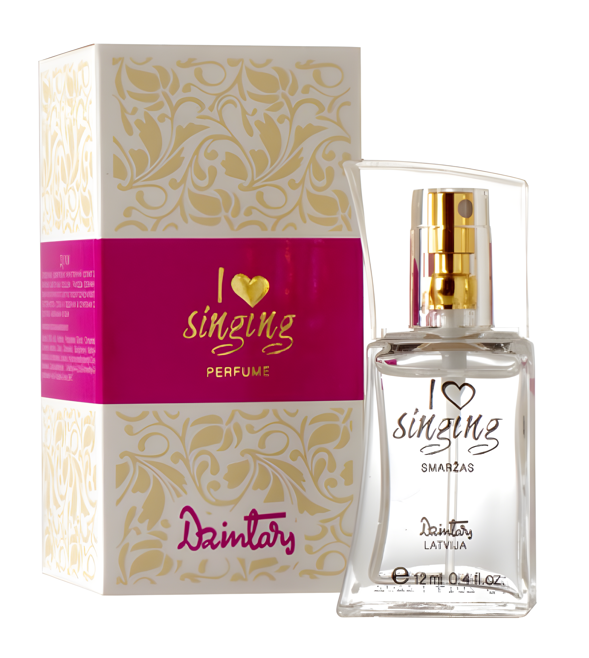 I Love Singing by Dzintars perfume bottle