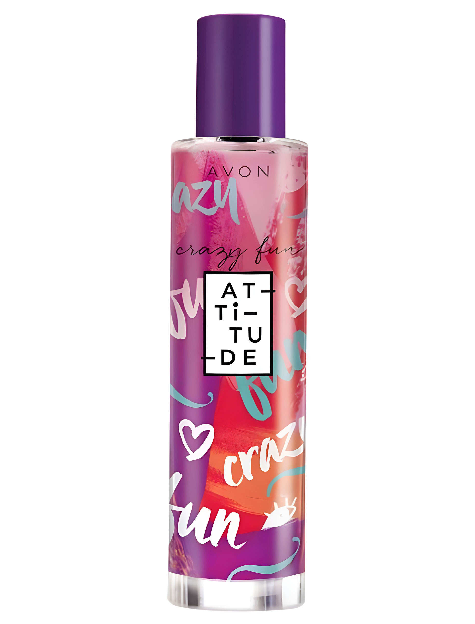 Crazy Fun Attitude by Avon perfume bottle