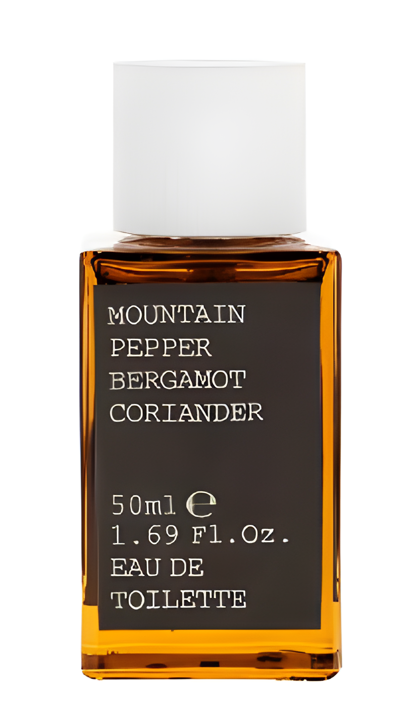 Mountain Pepper Bergamot Coriander by Korres perfume bottle