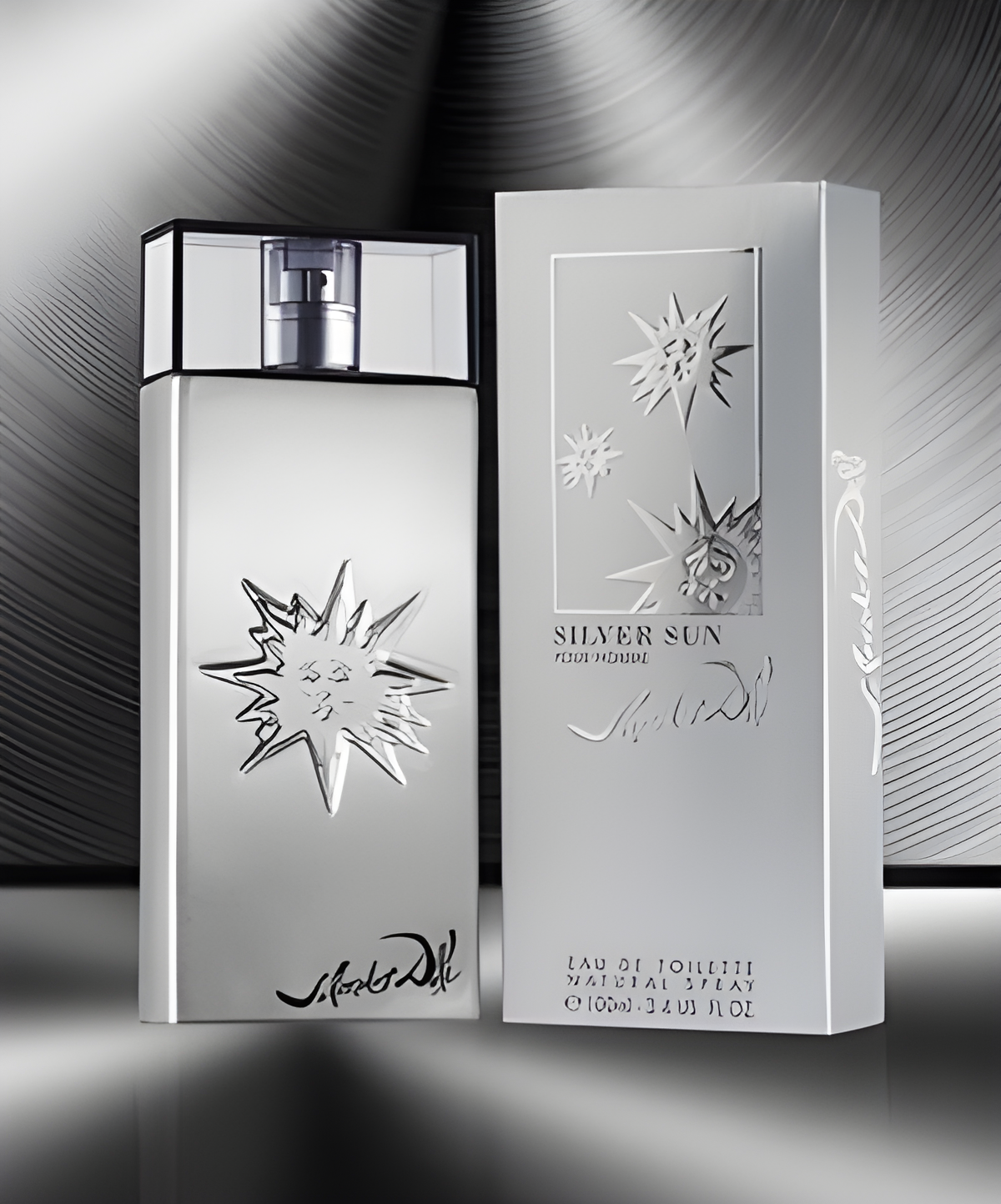 Silver Sun by Salvador Dali perfume bottle
