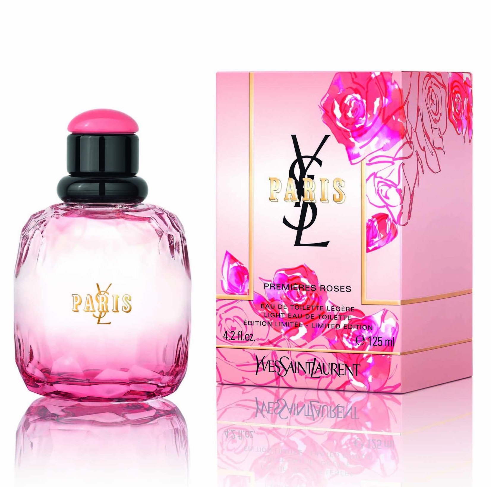 Paris Premieres Roses 2011 by Yves Saint Laurent perfume bottle
