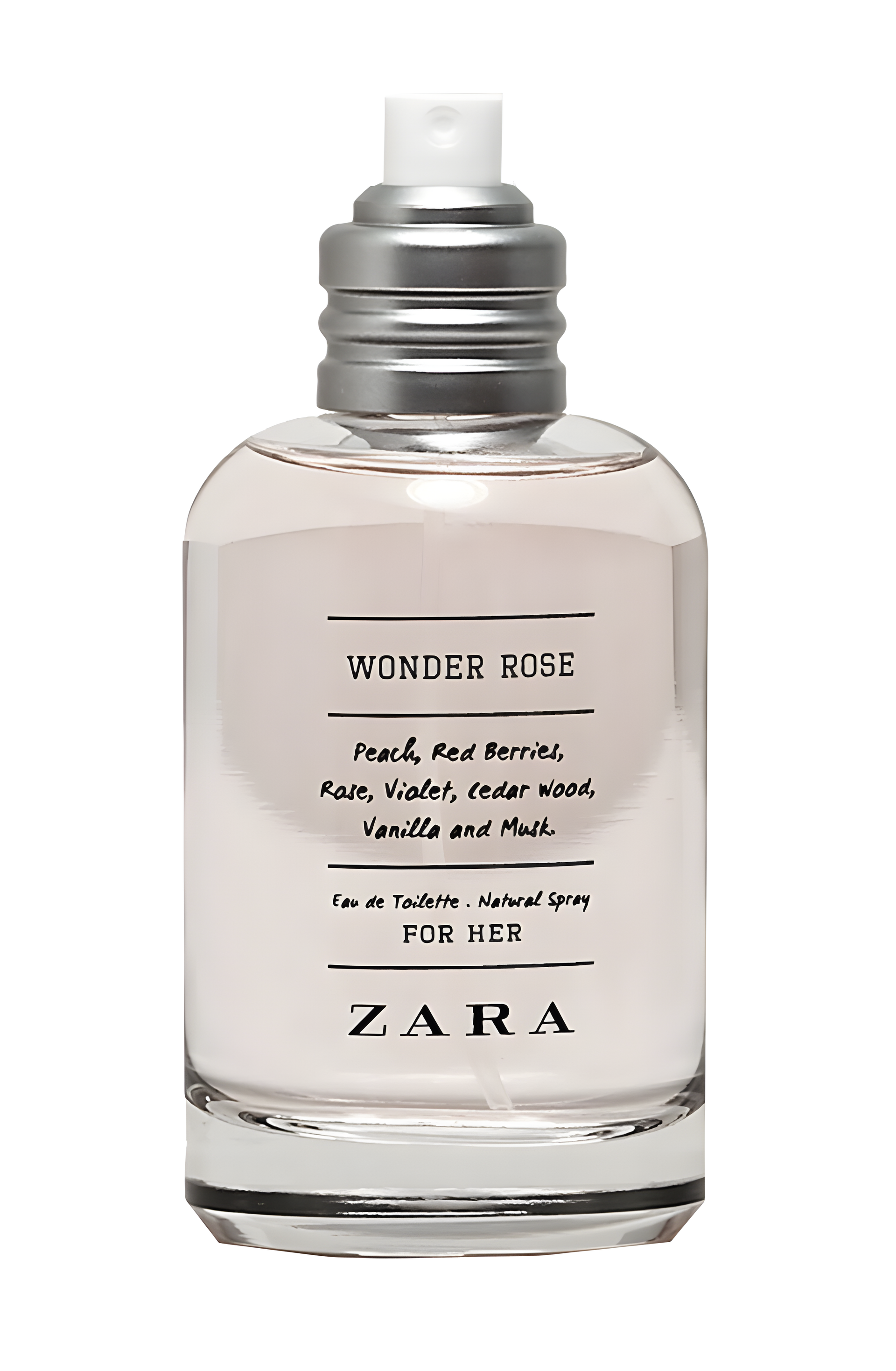 Wonder Rose by Zara perfume bottle