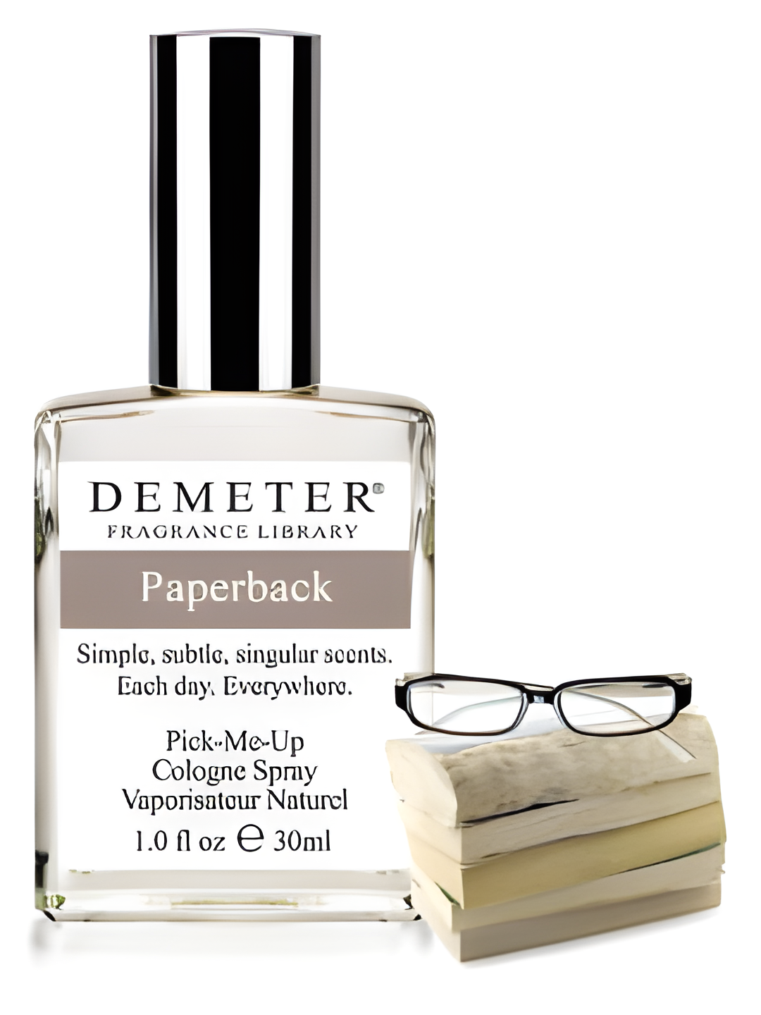 Paperback by Demeter Fragrance perfume bottle