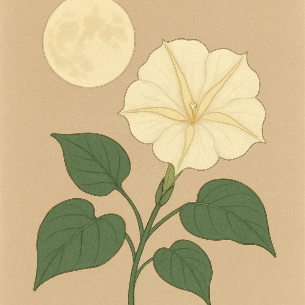 Picture of Moon Flower note
