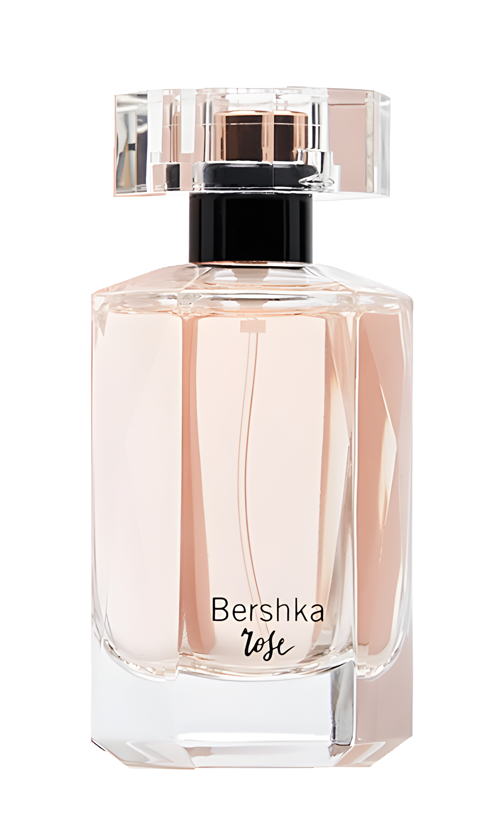 Rose by Bershka perfume bottle