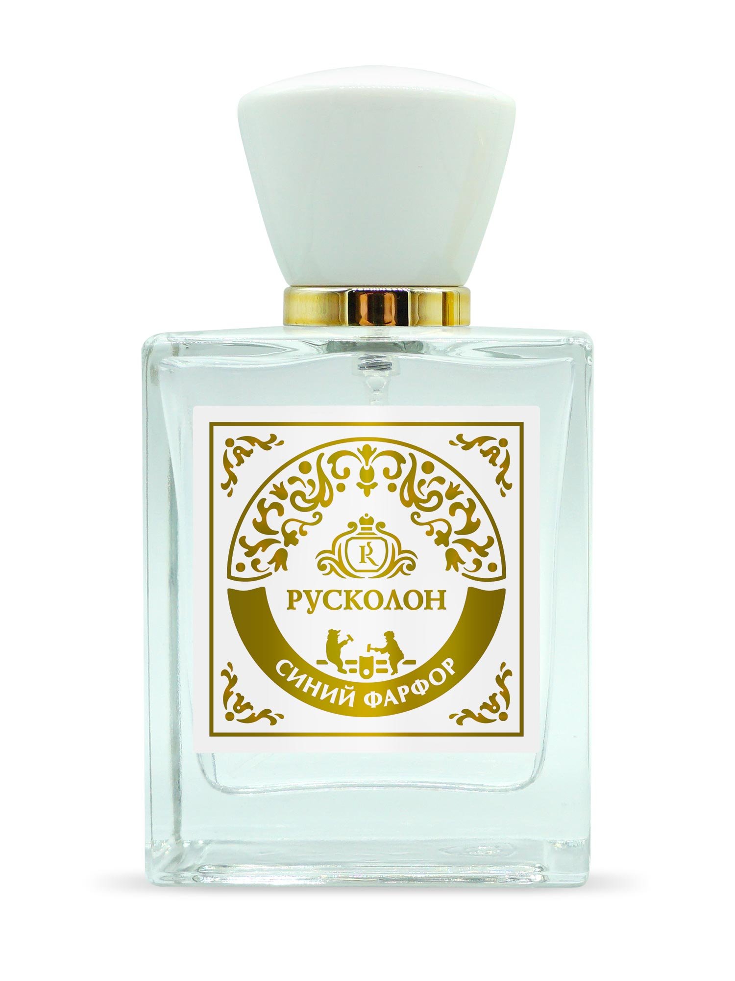 Blue Porcelain – Синий Фарфор by Ruskolon perfume bottle