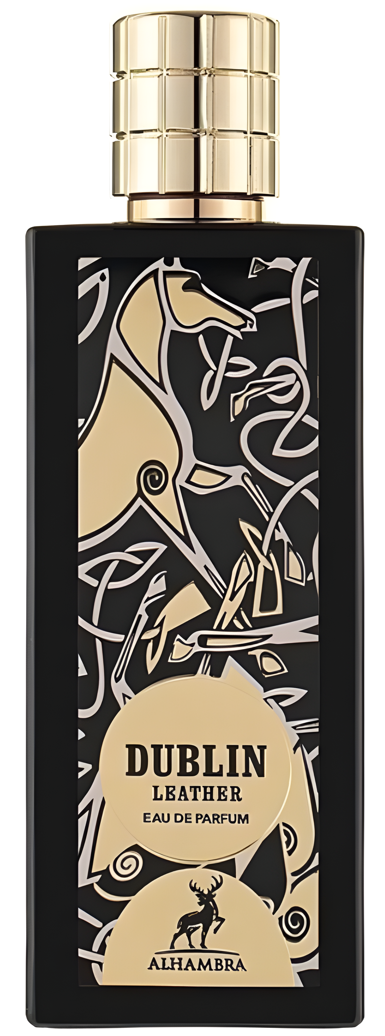Dublin Leather by Maison Alhambra perfume bottle