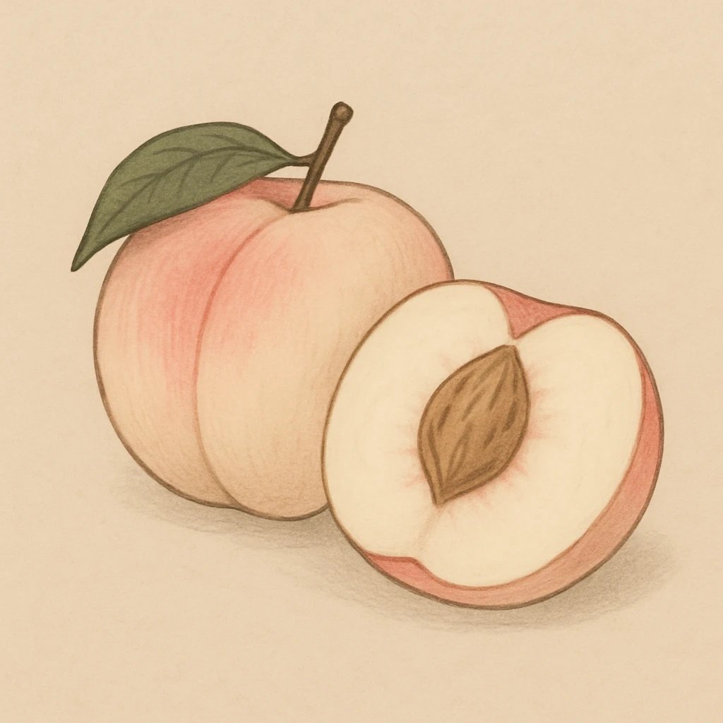 Picture of White Peach note