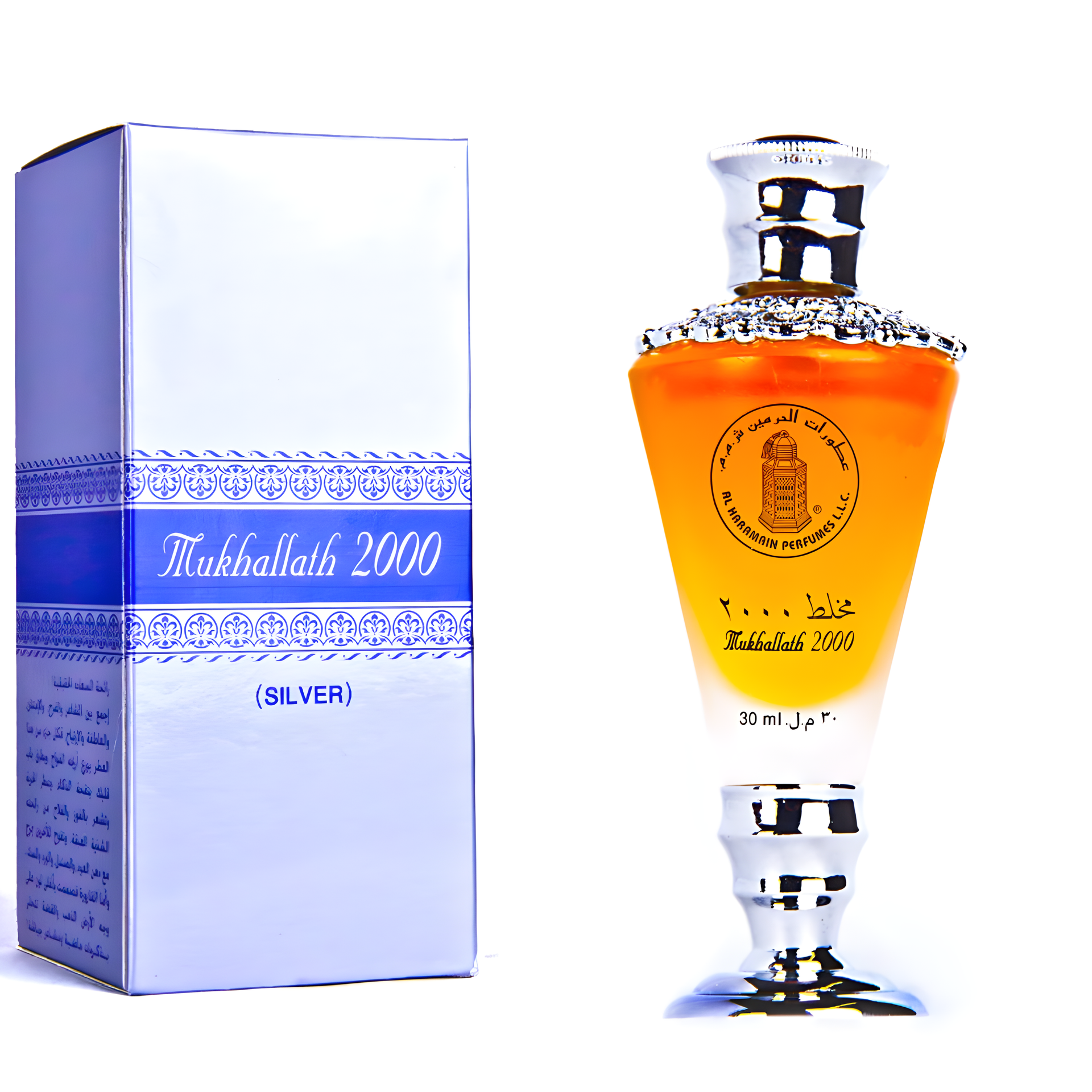 Mukhallath 2000 Silver by Al Haramain Perfumes perfume bottle