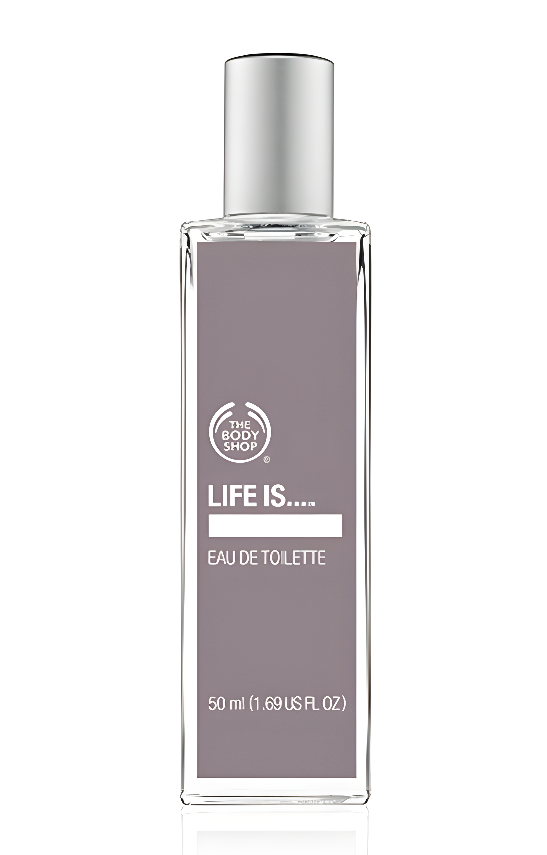 Life Is by The Body Shop perfume bottle