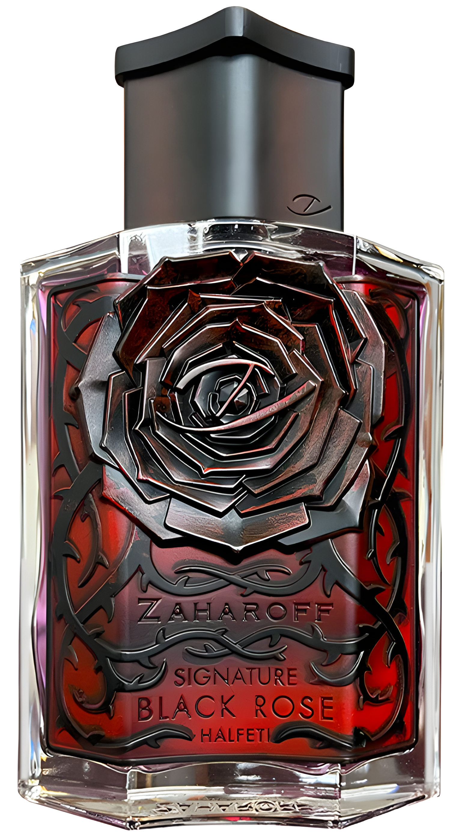 Signature Halfeti Black Rose by Zaharoff perfume bottle
