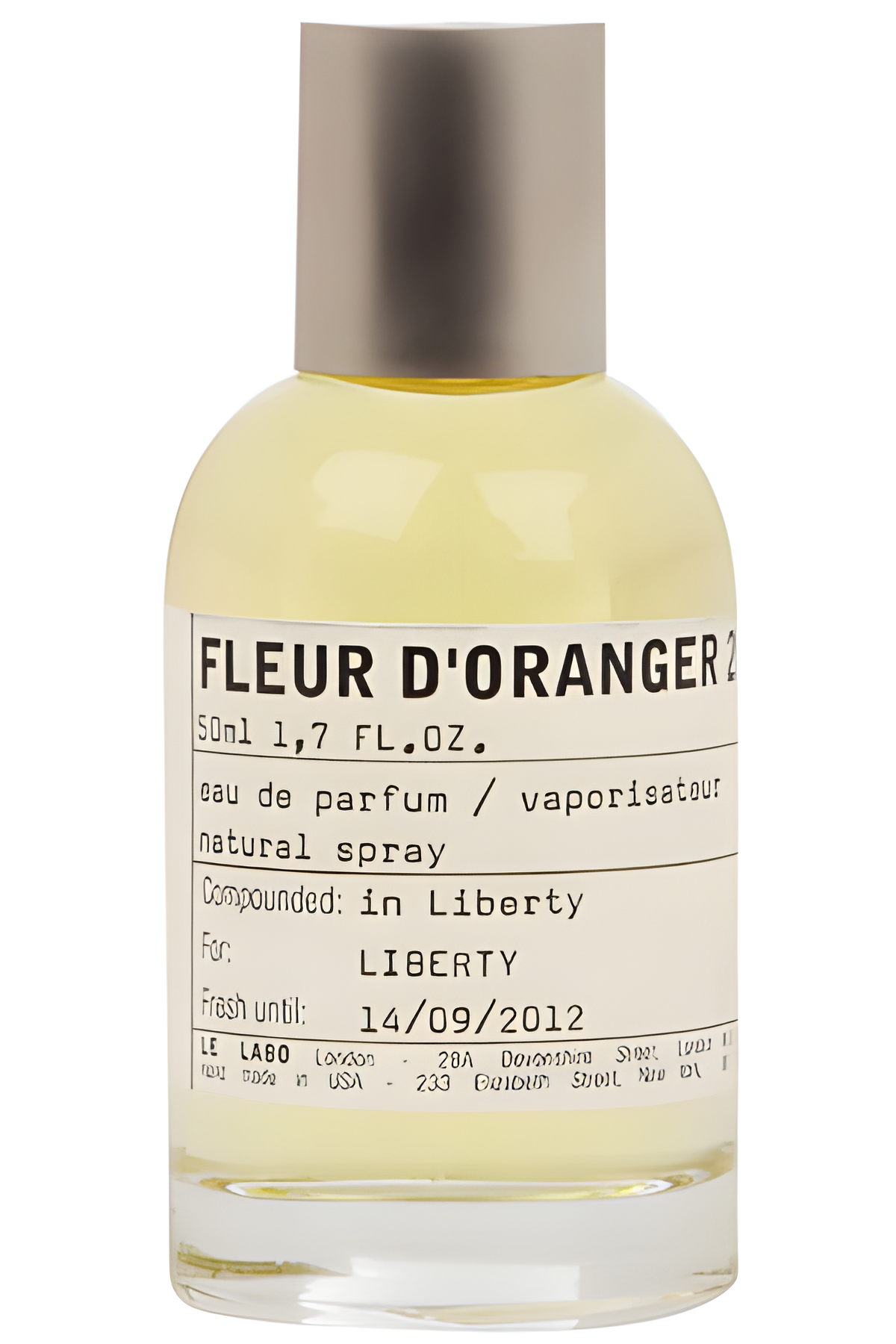 Fleur d'Oranger 27 by Le Labo perfume bottle