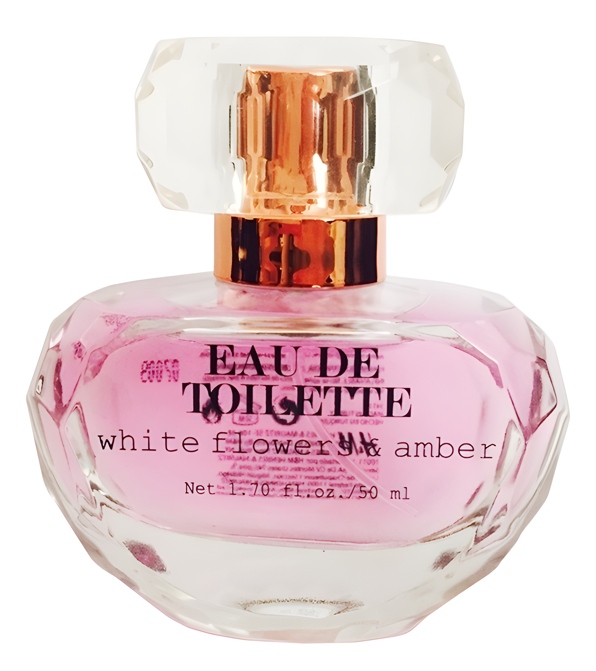 White Flowers & Amber by H&M perfume bottle
