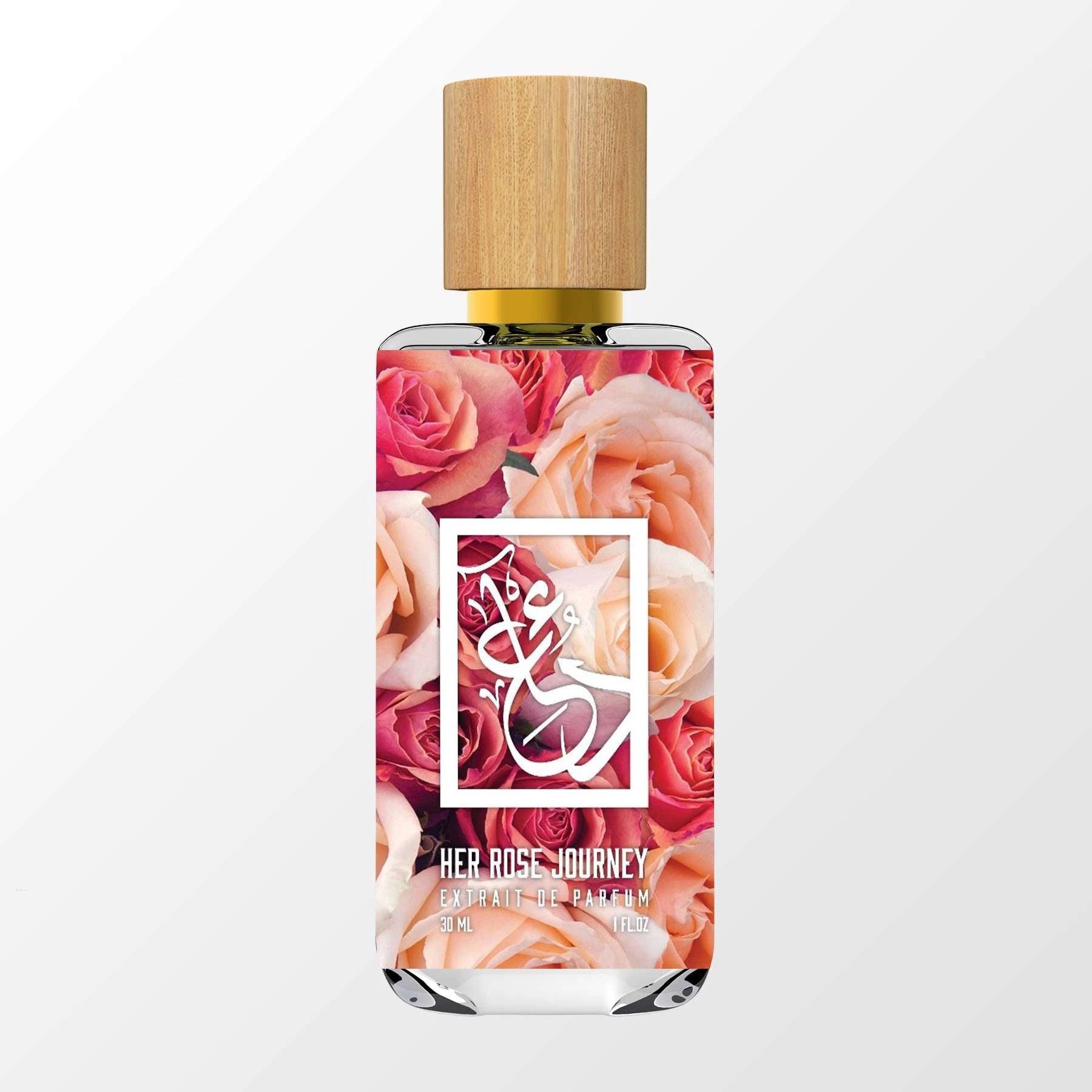 Her Rose Journey by The Dua Brand perfume bottle