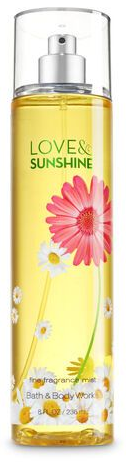 Love & Sunshine by Bath & Body Works perfume bottle