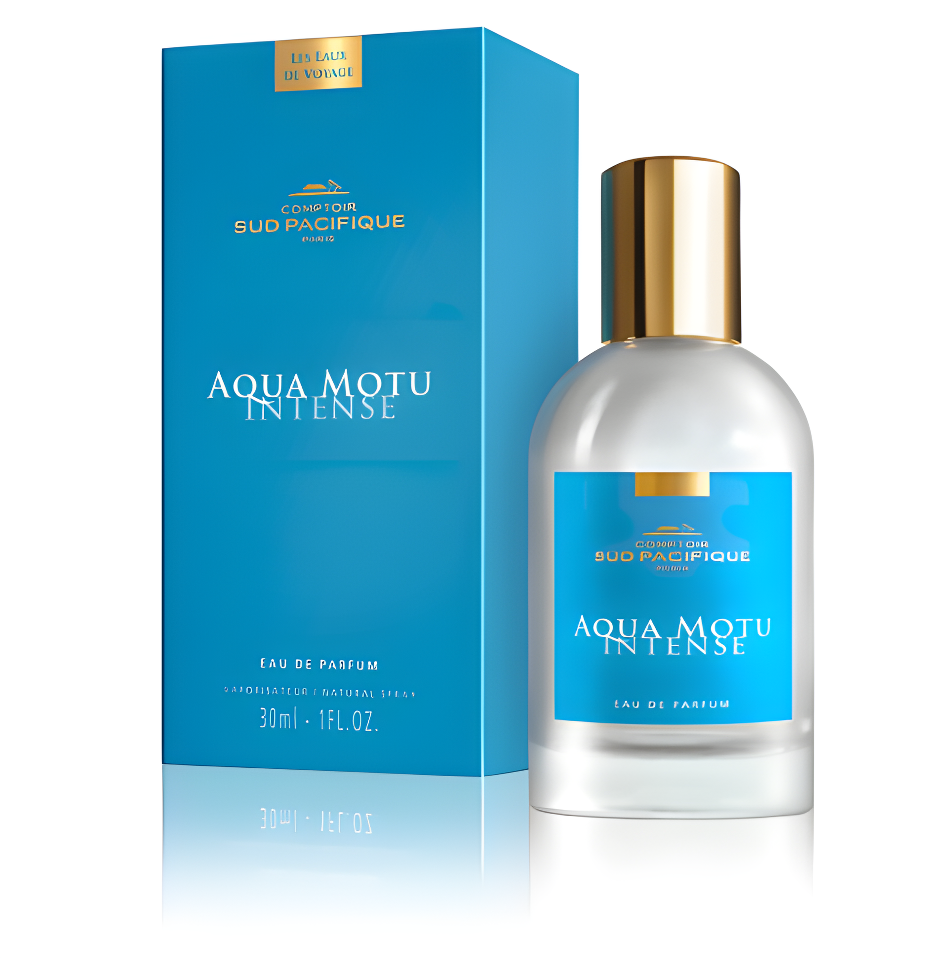 Eau de Parfum Aqua Motu Intense by Comptoir Sud Pacifique perfume bottle