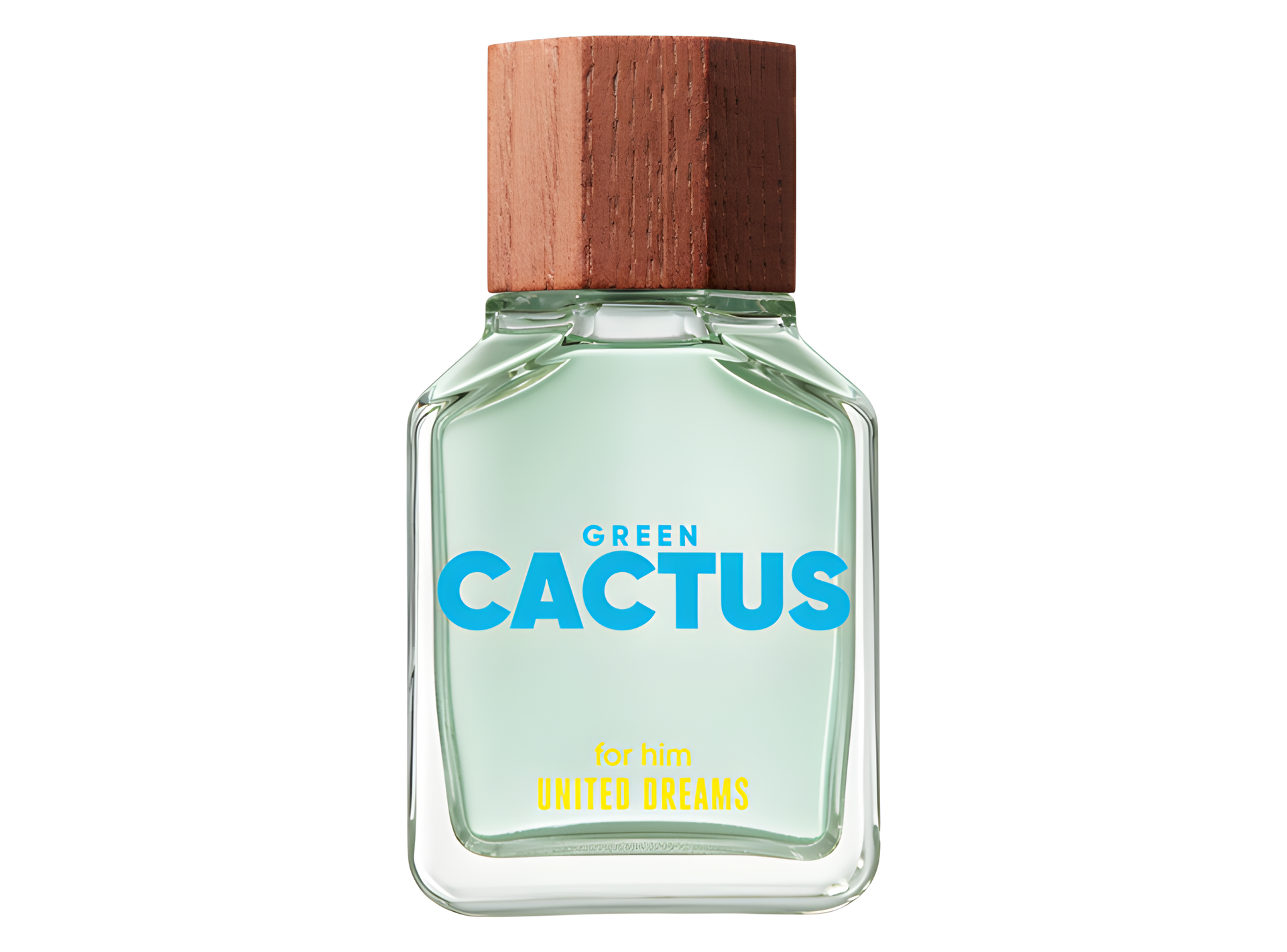 United Dreams Green Cactus for Him by Benetton perfume bottle