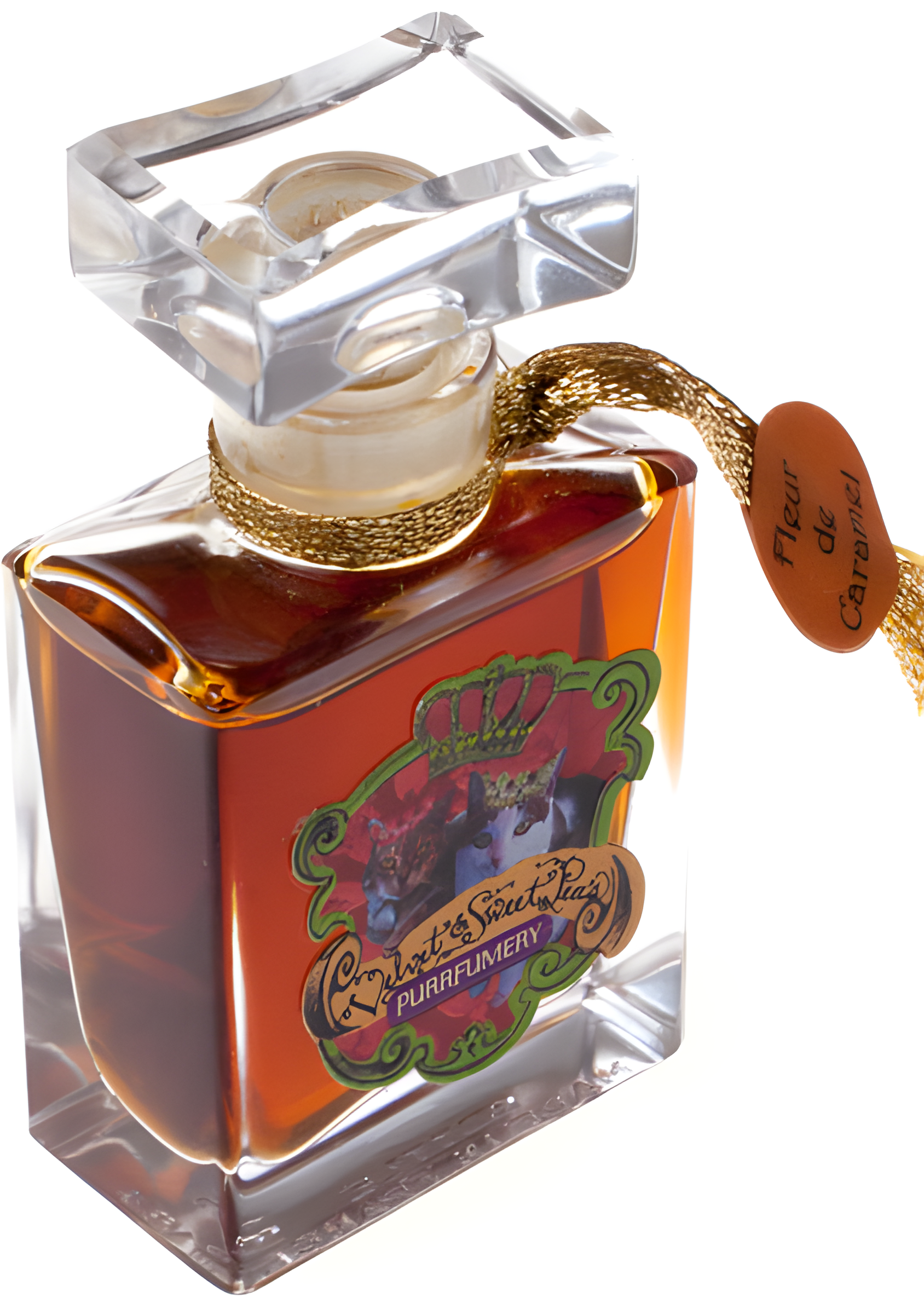 Fleur de Caramel by Velvet & Sweet Pea’s Purrfumery perfume bottle