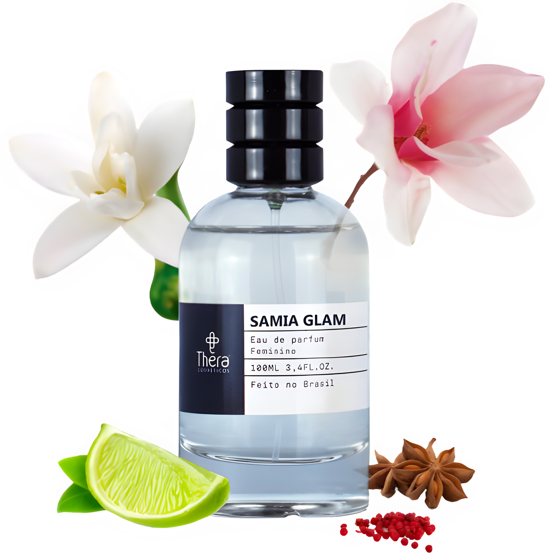 Samia Glam by Thera Cosméticos perfume bottle