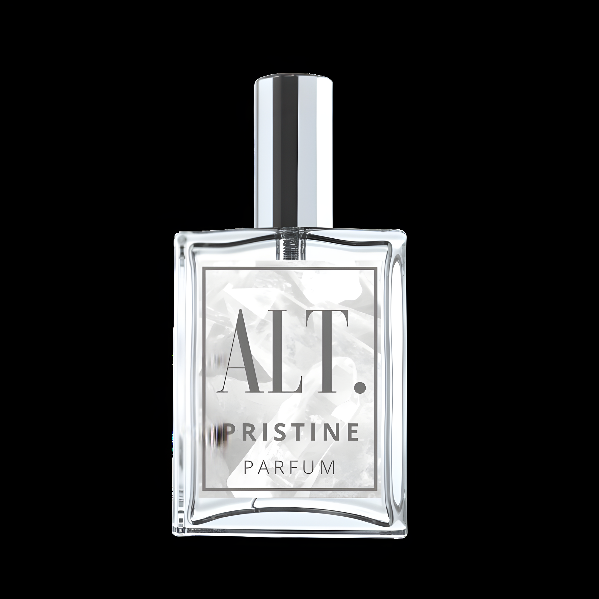 Pristine Parfum by ALT. Fragrances perfume bottle