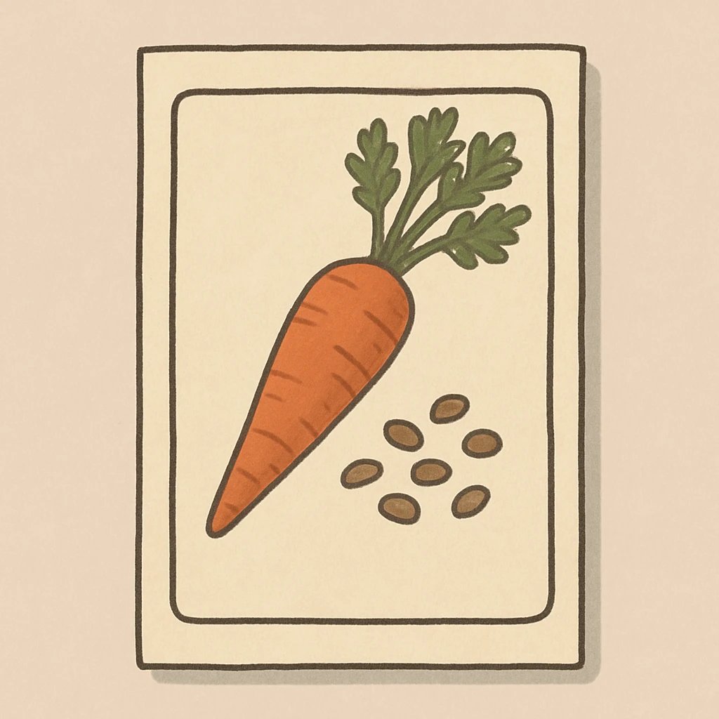 Picture of Carrot Seeds note