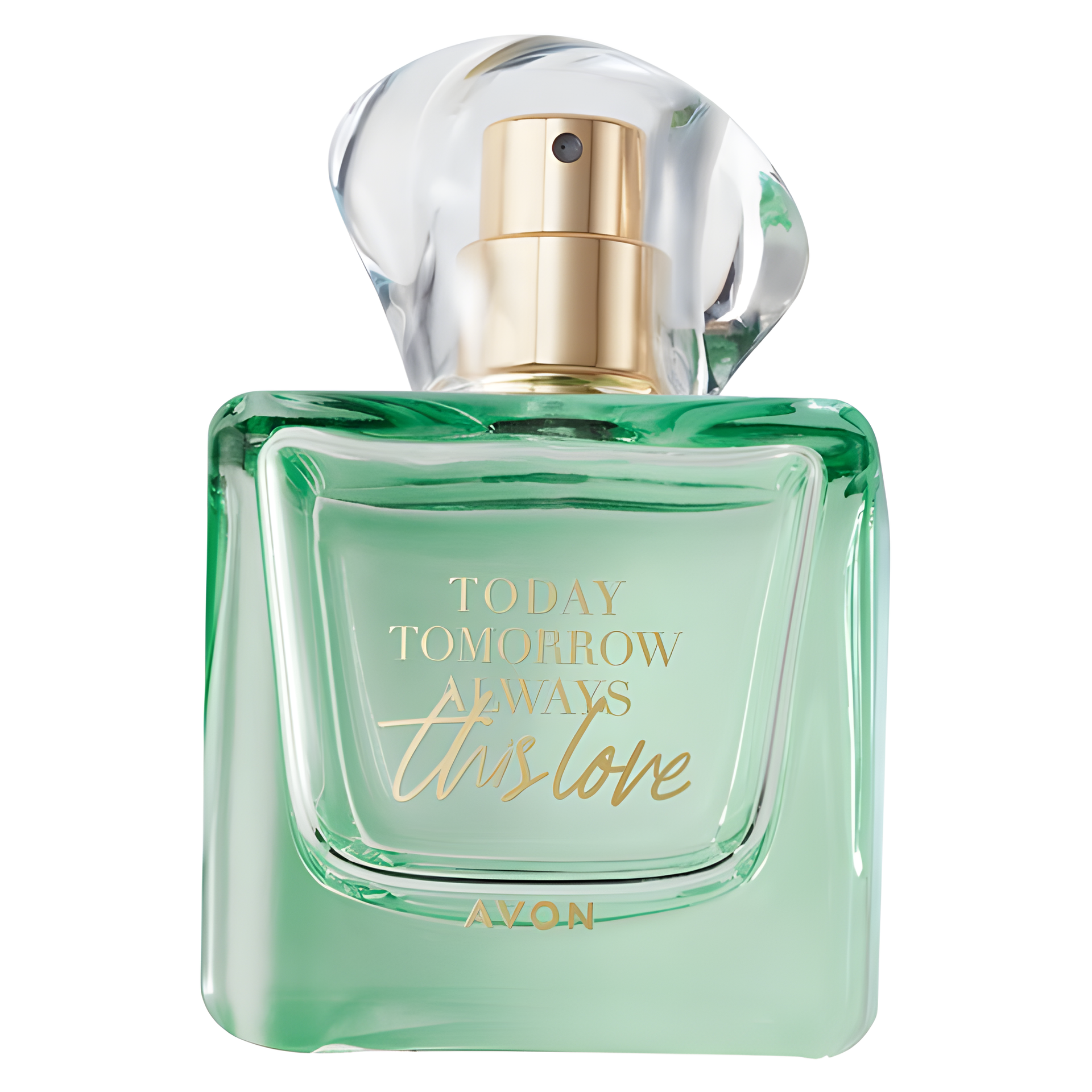 Today Tomorrow Always This Love by Avon perfume bottle