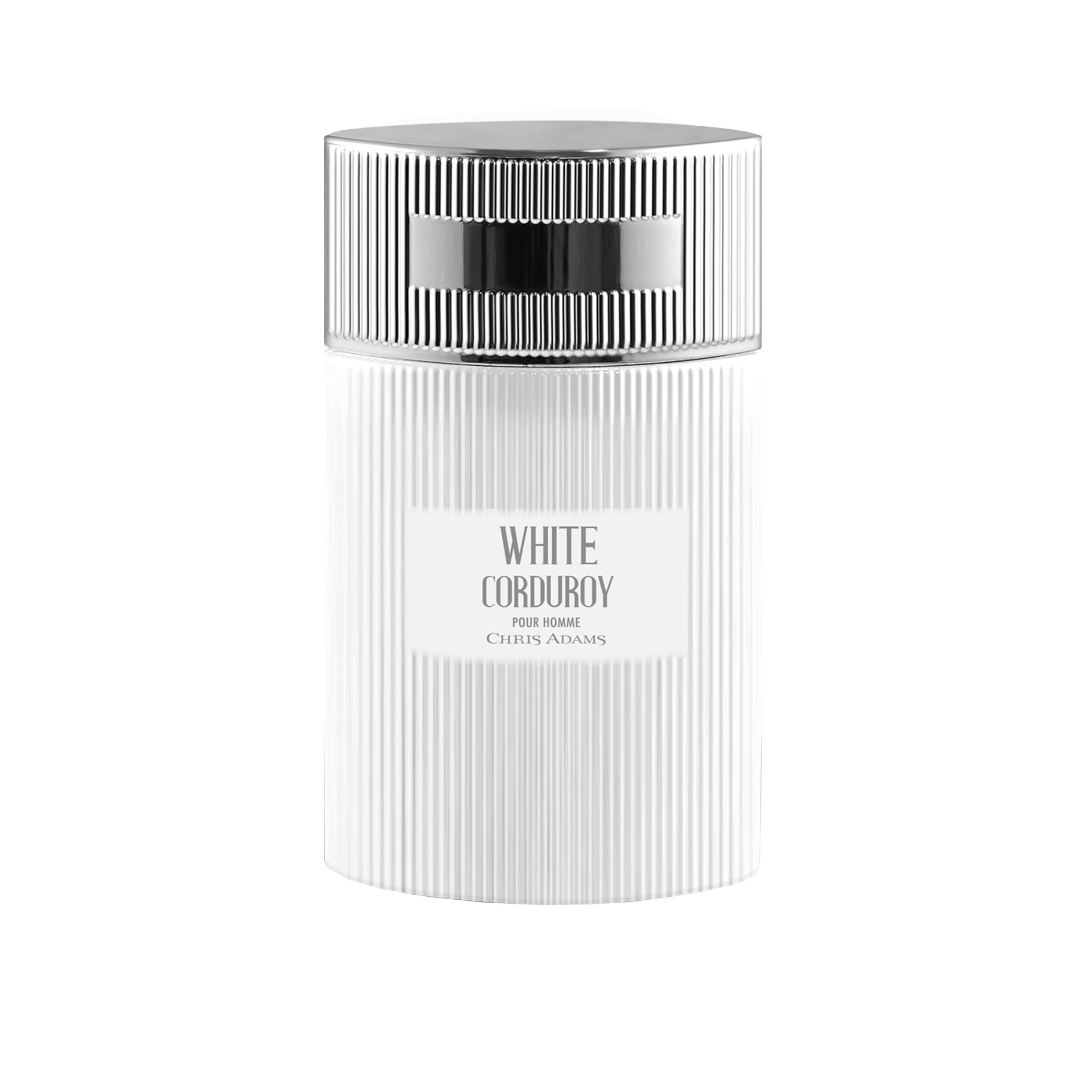 White Corduroy Pour Homme by Chris Adams perfume bottle