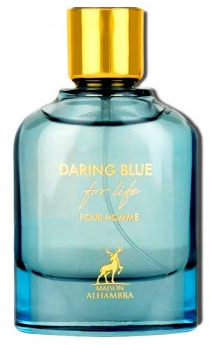 Daring Blue for Life by Maison Alhambra perfume bottle