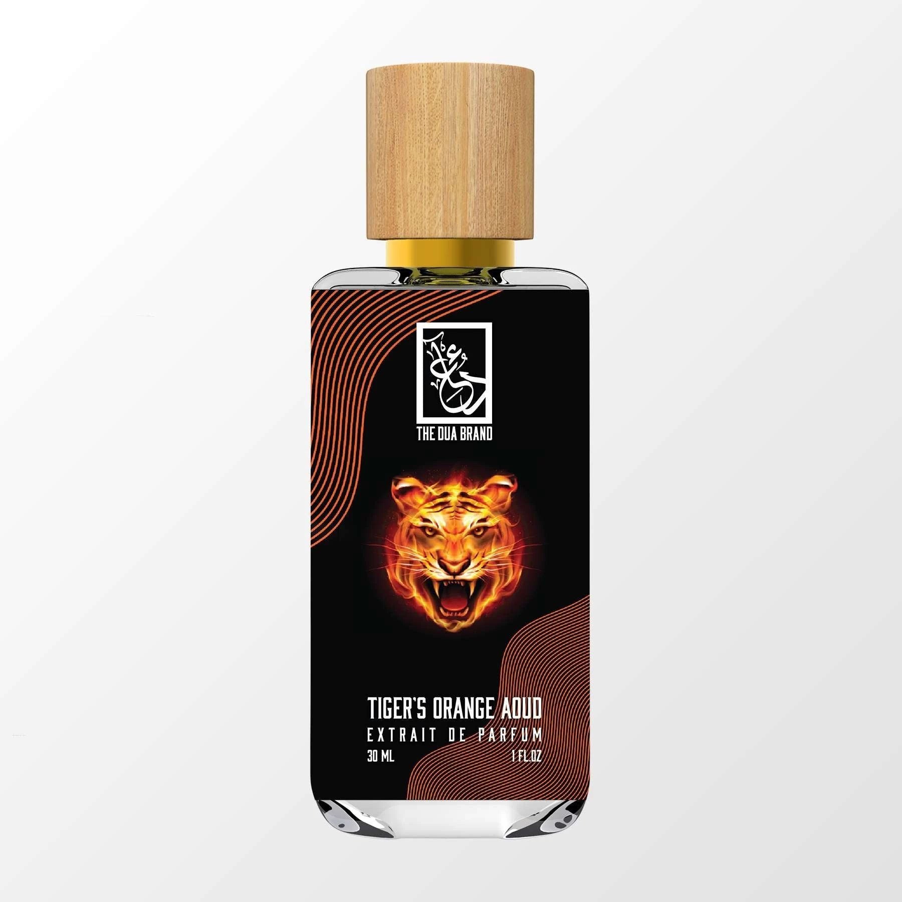 Tiger’s Orange Aoud by The Dua Brand perfume bottle