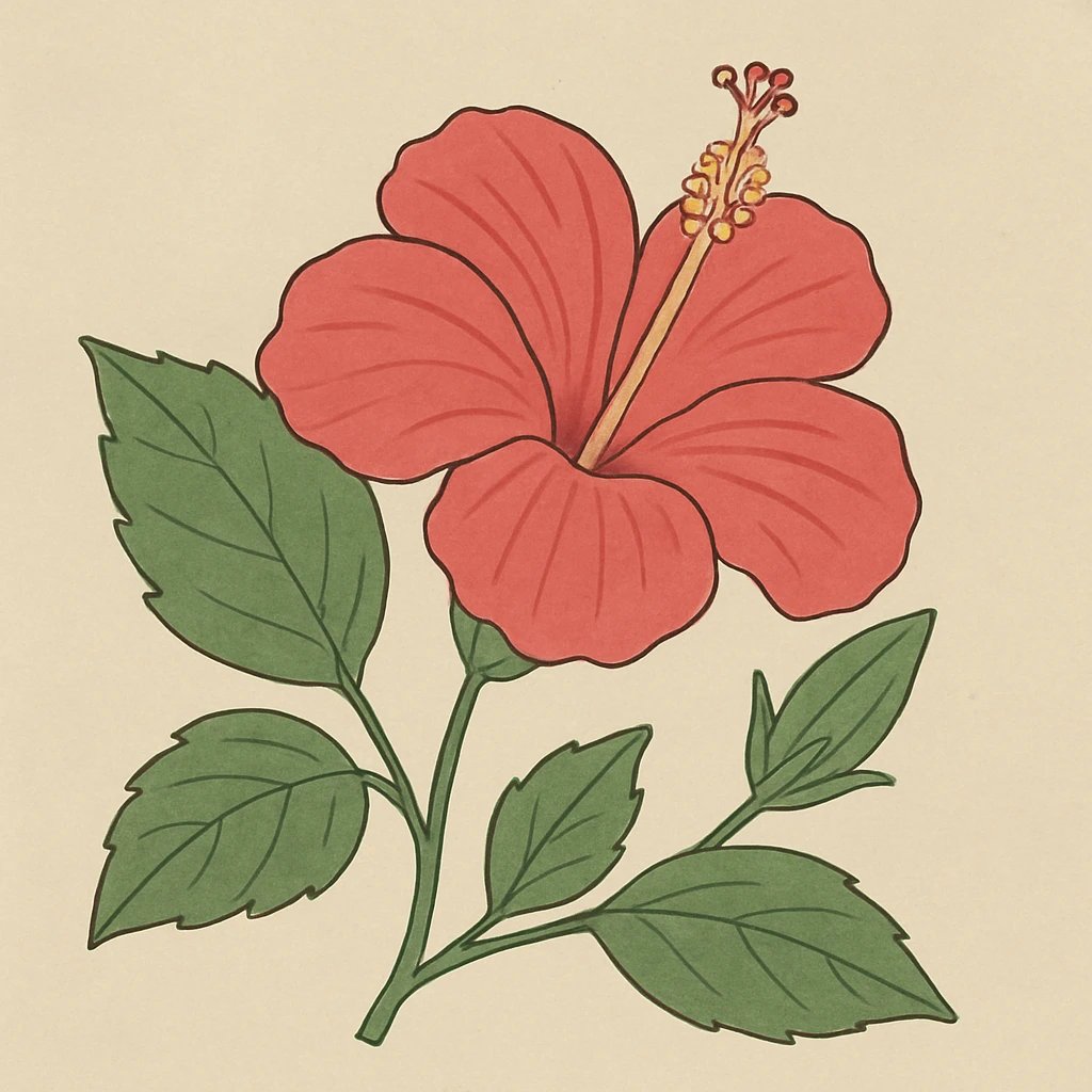 Picture of Hibiscus note