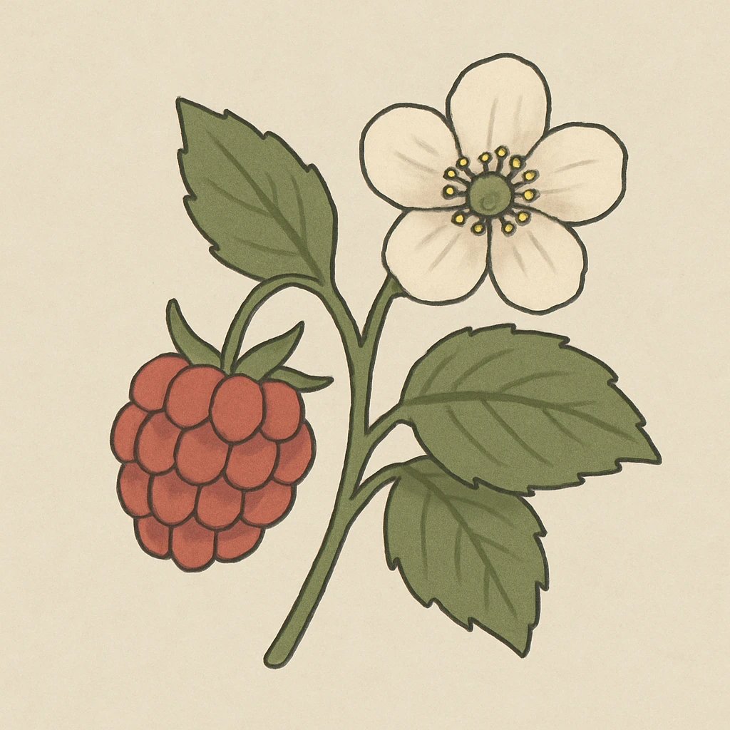 Picture of Raspberry Blossom note