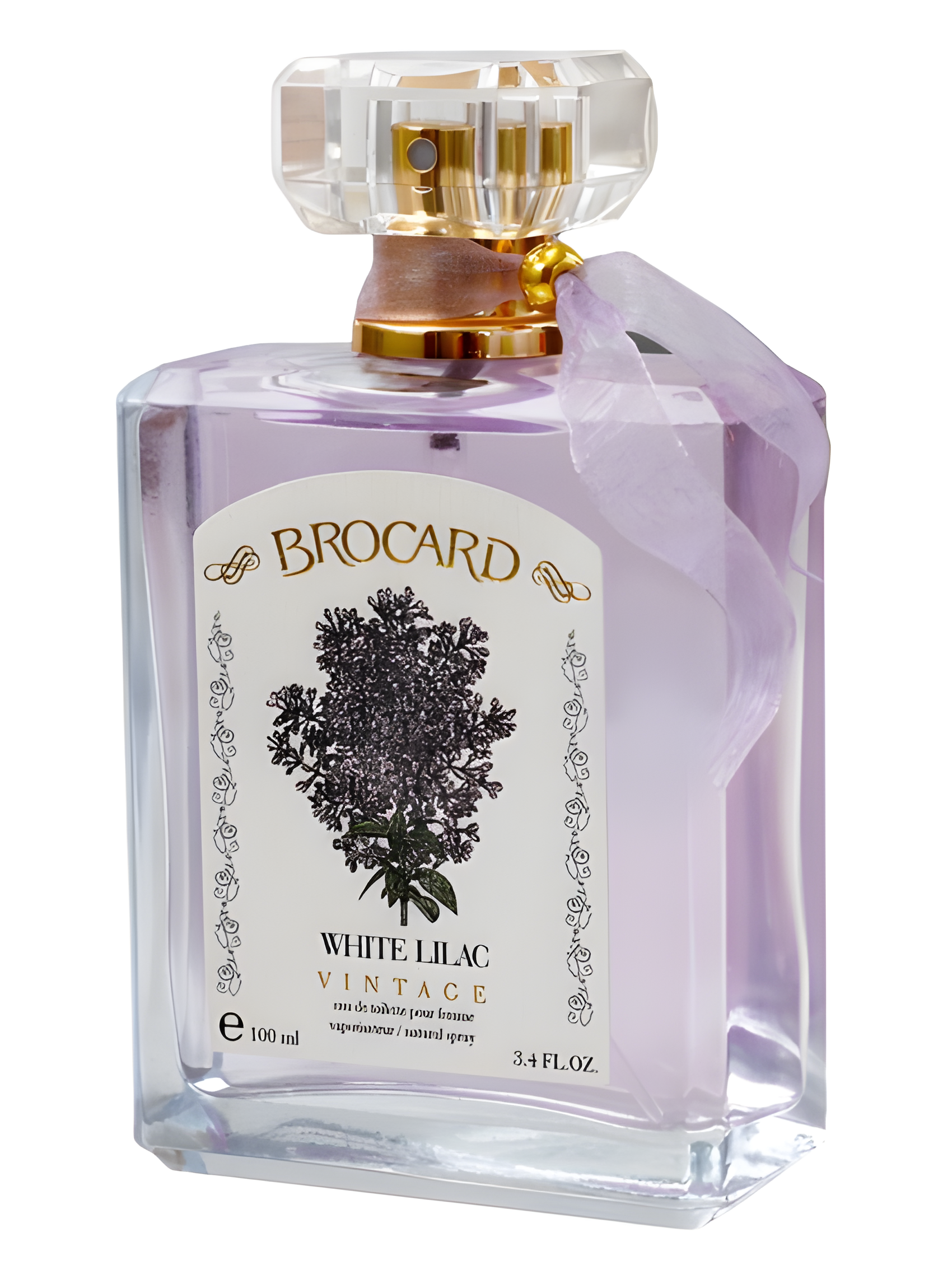 White Lilac Vintage by Brocard perfume bottle